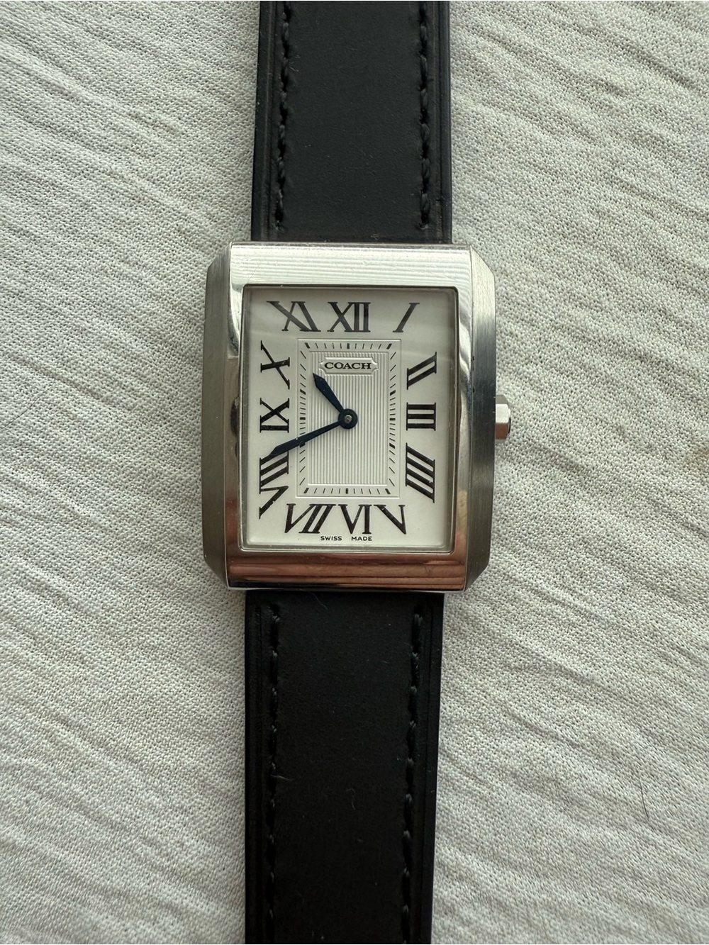 Rare CLEAN 2010s Coach Tank Swiss Quartz Watch